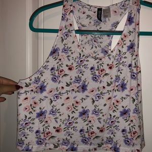 Floral Cropped Tank